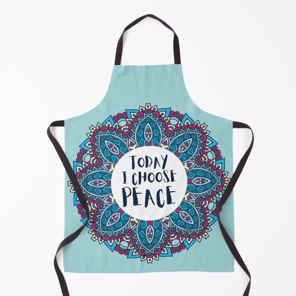 Artikelvorschau, Heute wähle ich Frieden Mandala Positive Bestätigung entworfen und verkauft von JDWCreations.