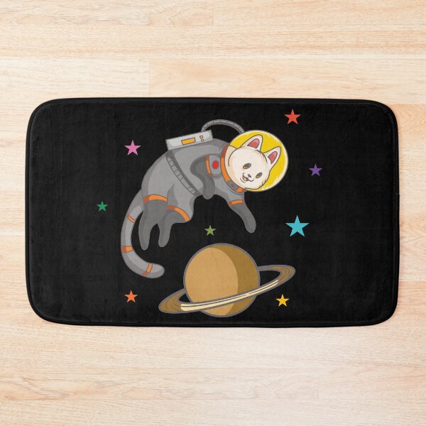 Item preview, Astronaut Cat Over Saturn designed and sold by AfropunkDesigns.