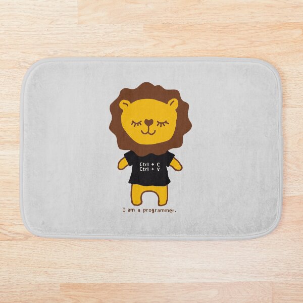 Item preview, I am a programmer and a lion designed and sold by CarlottaLai.