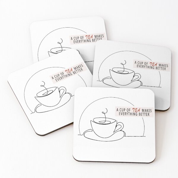 Item preview, a cup of tea makes everything better designed and sold by Rawan Alghunmien.