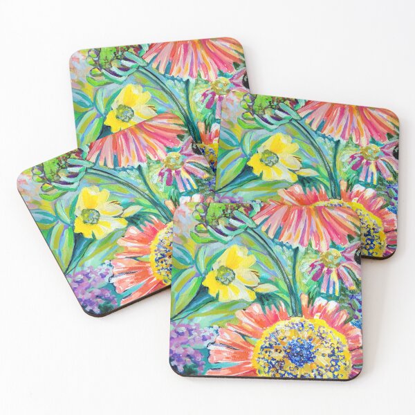 Item preview, Colorful flowers design, Original art floral  designed and sold by NevyanaArt.