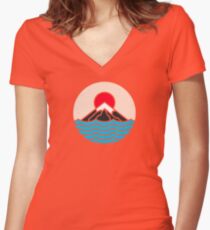 Fuji Women's Fitted V-Neck T-Shirt
