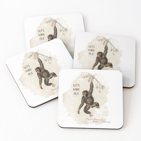 Item preview, funny chimp quotes designed and sold by vidyaroul.