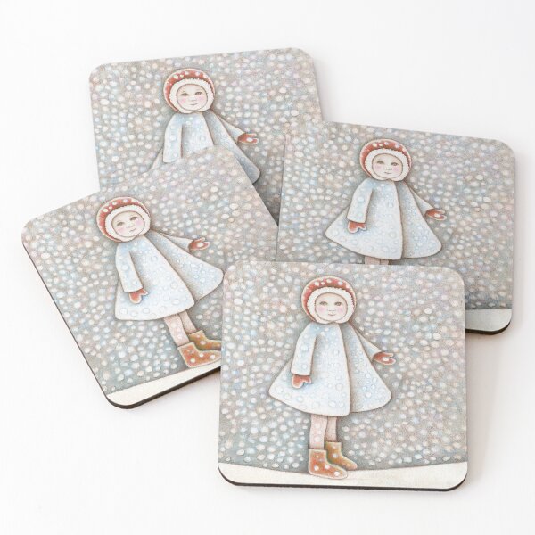 Item preview, girl playing in the snow designed and sold by trudette.