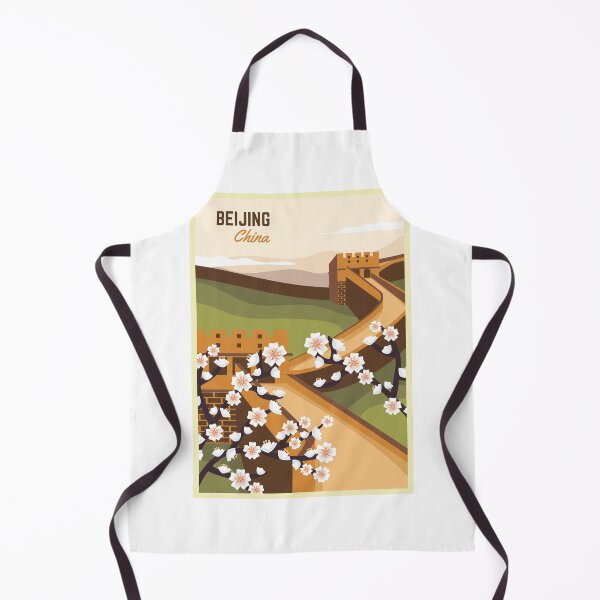 Item preview, Beijing, China - Vintage Travel Poster designed and sold by Atifslm.