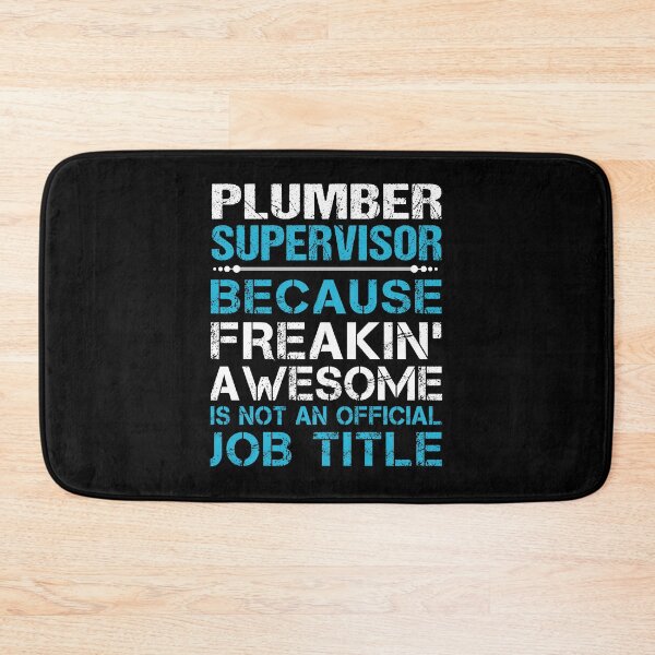 Item preview, Plumber Supervisor T Shirt - Freaking Awesome Job Gift Item Tee designed and sold by oetate4774.