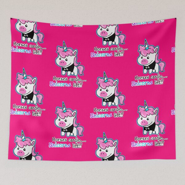 Item preview, Cute Fitness Unicorn designed and sold by Tim Addison.
