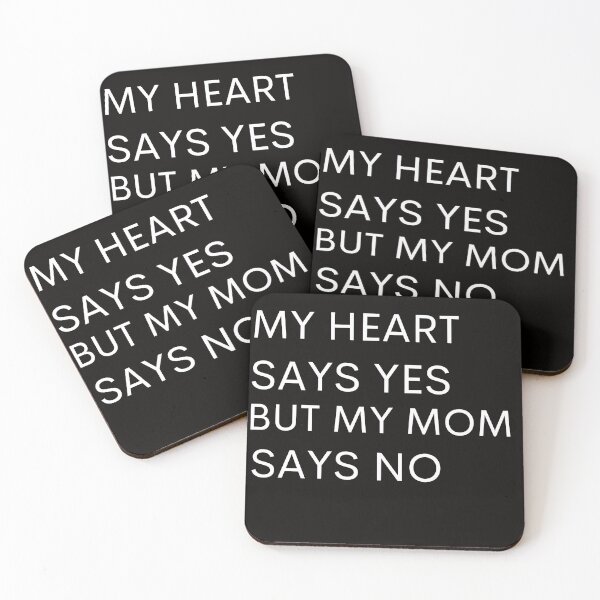 Item preview, my heart says yes but my mama says no | baby toddler t-shirt | funny toddler tee | toddler tantrum graphic tee | kids apparel designed and sold by Abdel-illah farah.