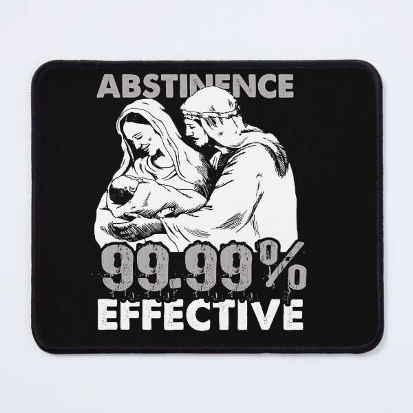 Item preview, Abstinence 99.9 Effective Funny Adult Jesus designed and sold by packsong.