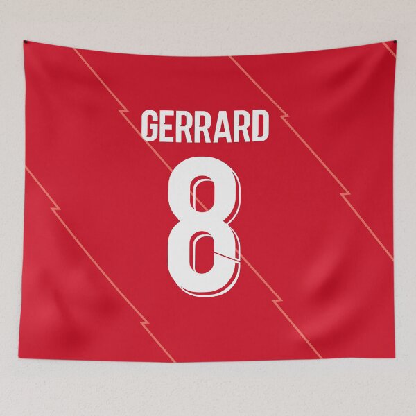 Item preview, Gerrard Liverpool Home jersey 21/22 designed and sold by Alimator.