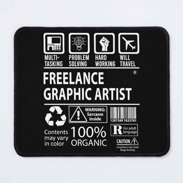 Item preview, Freelance Graphic Artist T Shirt - MultiTasking Certified Job Gift Item Tee designed and sold by sabinacsnm.