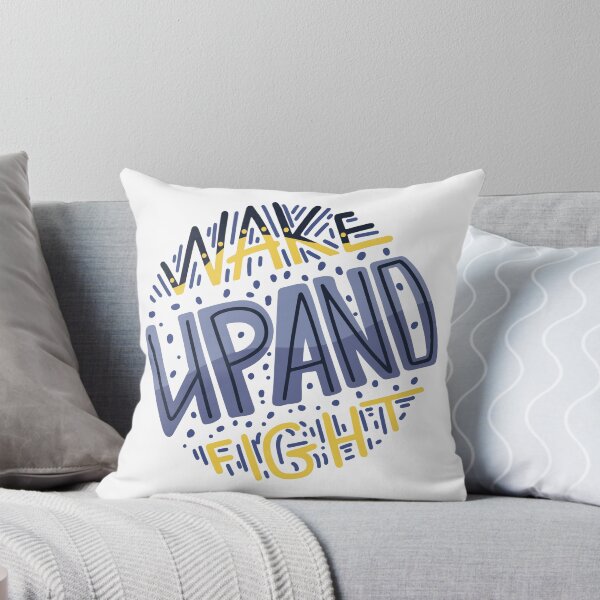 Item preview, Wake up and fight designed and sold by Rishabhthinks.