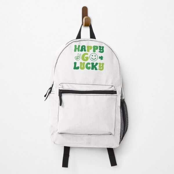 Item preview, Happy Go Lucky Retro St Patrick’s Day Funny Irish Shamrock  designed and sold by clothesy7.