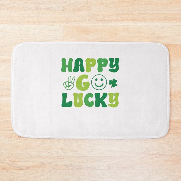 Item preview, Happy Go Lucky Retro St Patrick’s Day Funny Irish Shamrock  designed and sold by clothesy7.