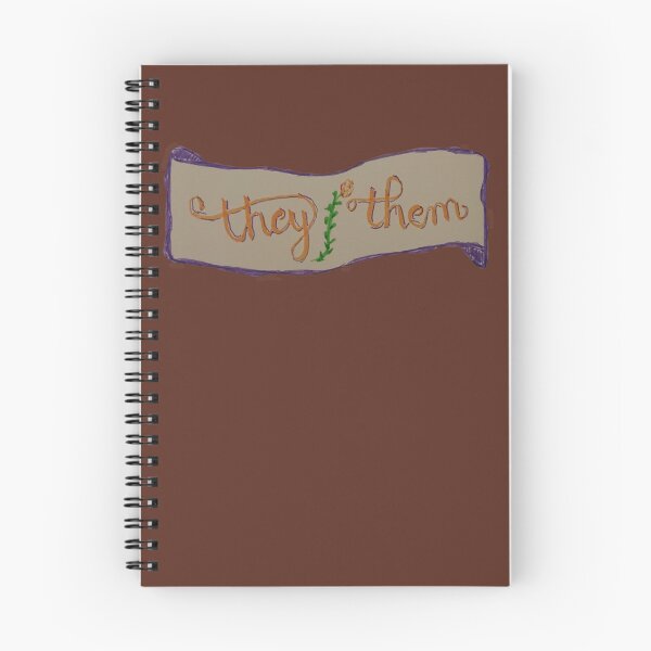 Item preview, They/them in scroll designed and sold by Melindrea.