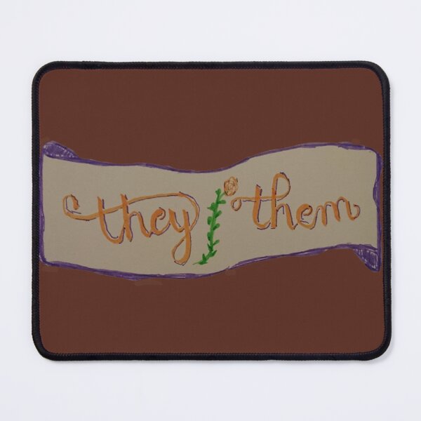 Item preview, They/them in scroll designed and sold by Melindrea.