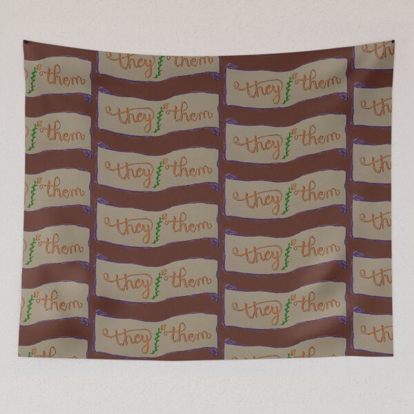 Item preview, Ellos / ellos en pergamino designed and sold by Melindrea.