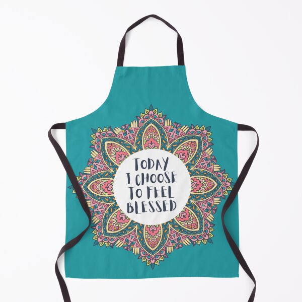 Artikelvorschau, Heute entscheide ich mich, gesegnet zu sein Mandala Positive Affirmation entworfen und verkauft von JDWCreations.