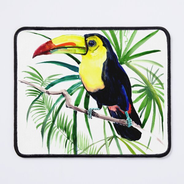 Item preview, Toucan, Jungle tropical design illustration, designed and sold by surenart.