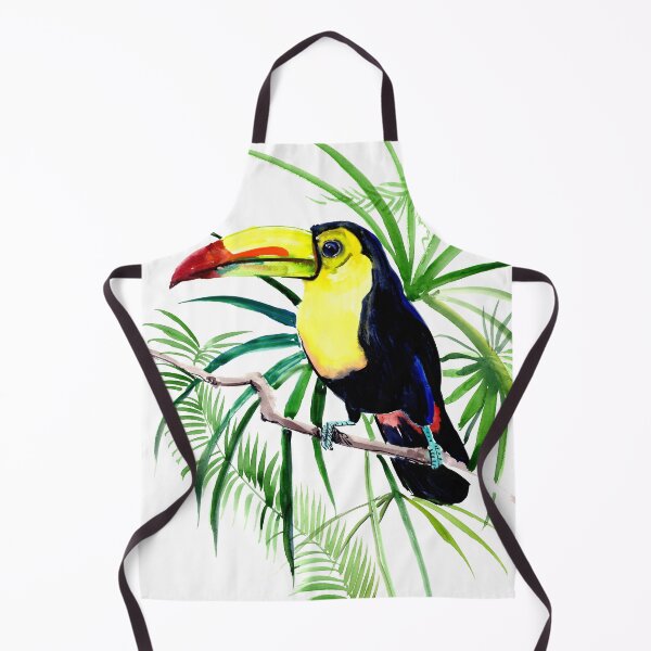 Item preview, Toucan, Jungle tropical design illustration, designed and sold by surenart.
