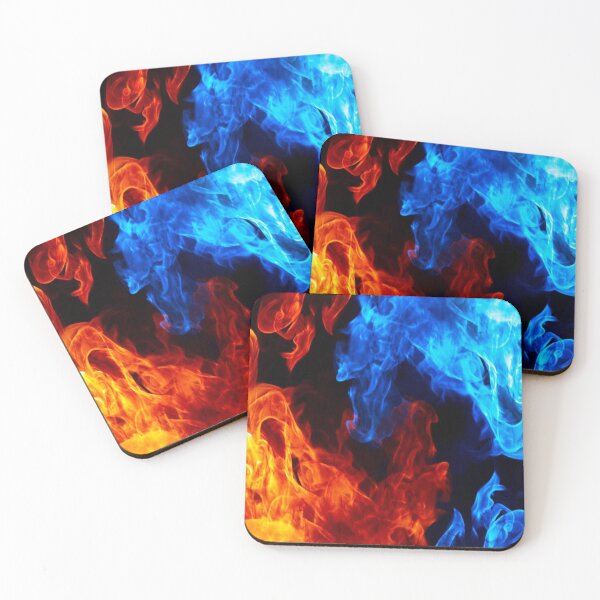Item preview, explosion of fire and water designed and sold by badgermark.