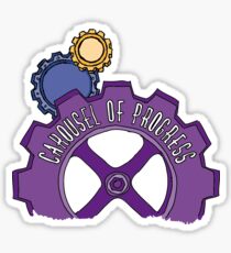 Carousel of Progress Inspired Design Sticker