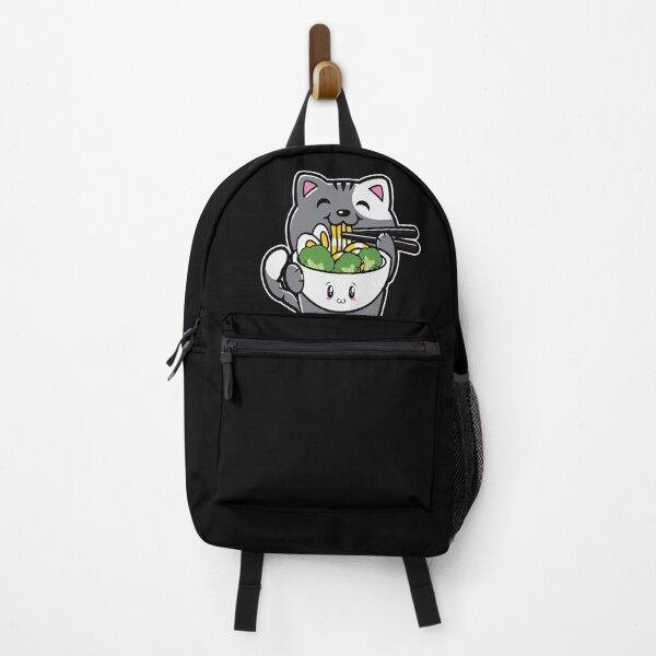 Item preview, cat eating ramen cute noodles designed and sold by laatabiShirt.