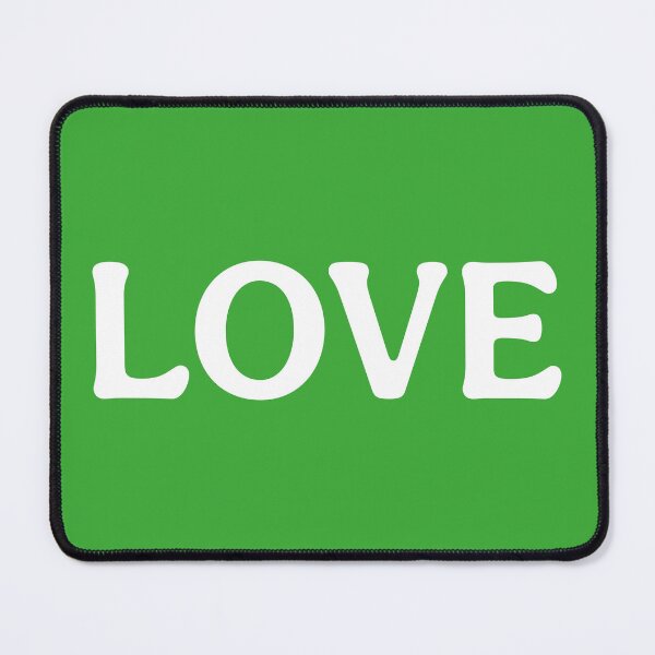 Item preview, Love Print (White Green) designed and sold by ToluaPrints.