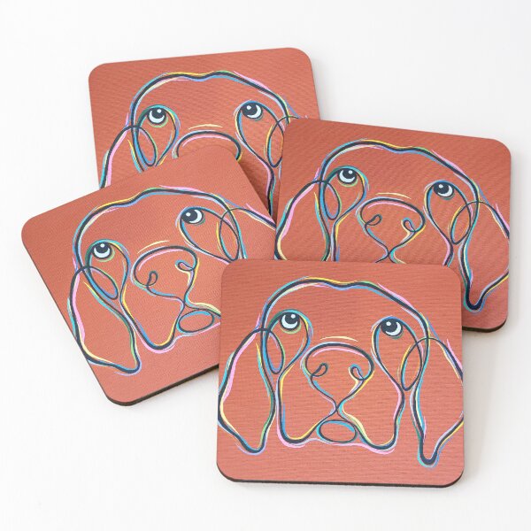 Item preview, Vizsla single line drawing designed and sold by jengeecreations.