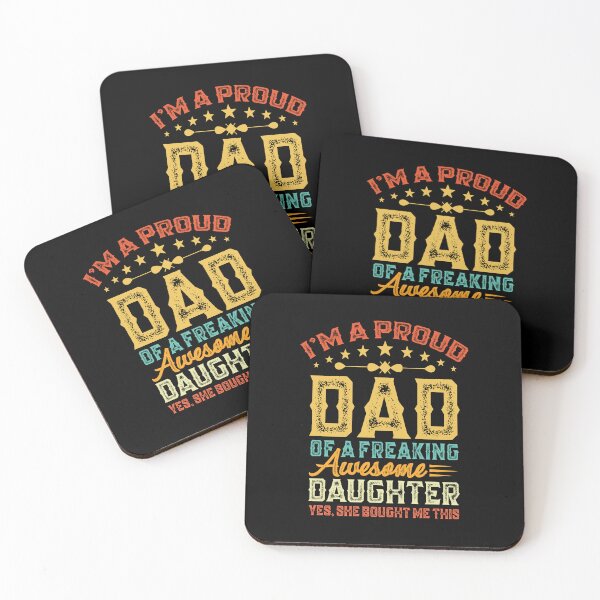 Item preview, I'm A Proud Dad of A Awesome Daughter Father's Day Funny Dad Saying Father designed and sold by Md. Manjur Ahamed.