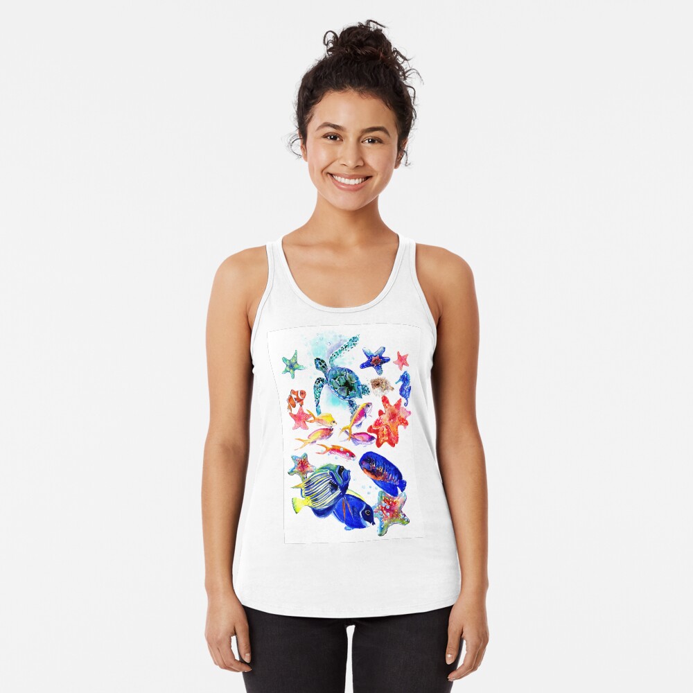 Artikel-Vorschau von Racerback Tank Top, designt und verkauft von surenart.