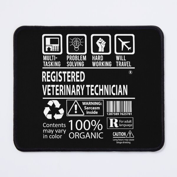 Item preview, Registered Veterinary Technician T Shirt - MultiTasking Certified Job Gift Item Tee designed and sold by oslandefren.