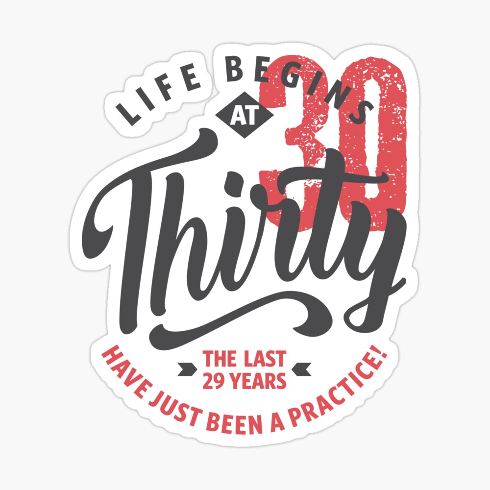 Life Begins At 30 Quotes Life Begins At 30 | 30Th Birthday" Greeting Card By Cidolopez | Redbubble