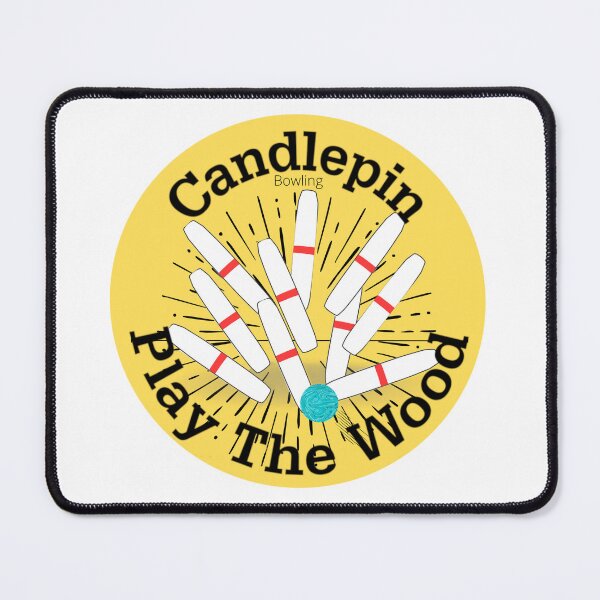 Item preview, Candlepin Bowling Play The Wood designed and sold by villagegorilla.