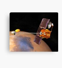 Künstlerische Wiedergabe von Mars Rover. Leinwanddruck