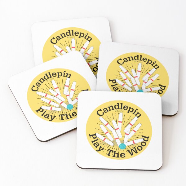 Item preview, Candlepin Bowling Play The Wood designed and sold by villagegorilla.