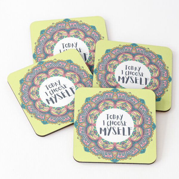 Item preview, Today I Choose Myself Mandala Positive Affirmation designed and sold by JDWCreations.