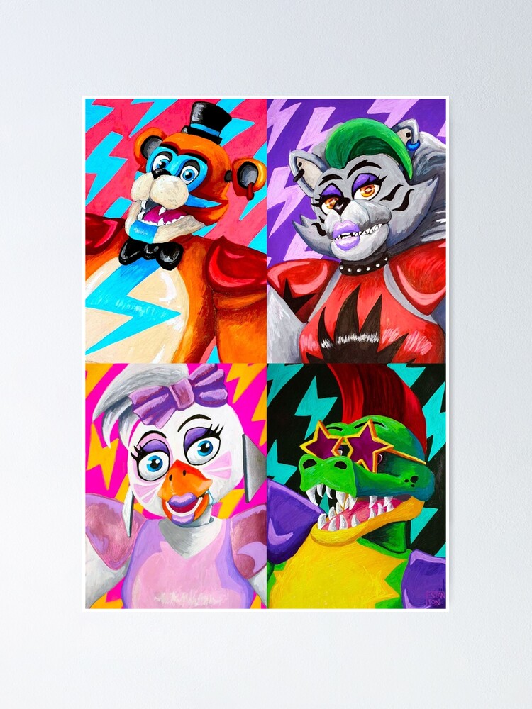 Five Nights at Freddy's: Security Breach - Group Wall Poster