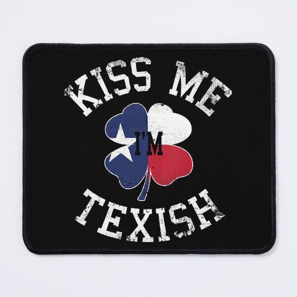 Item preview, Kiss Me I'm Texish Shamrock Texas Irish Flag St Patricks Day V-Neck designed and sold by SageTobias.