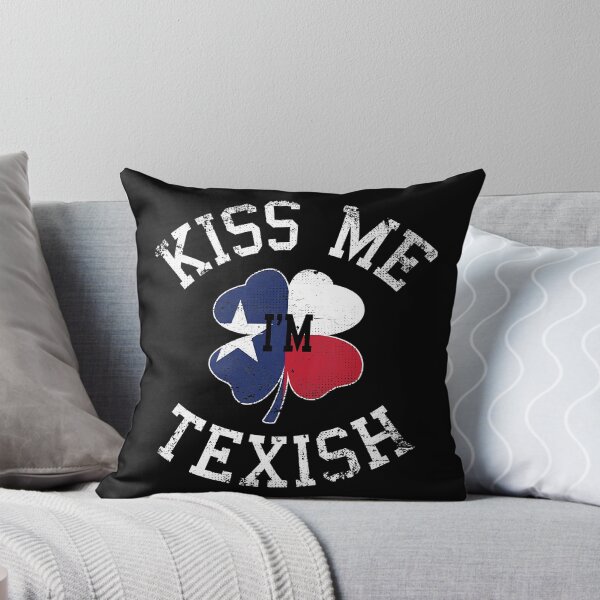 Item preview, Kiss Me I'm Texish Shamrock Texas Irish Flag St Patricks Day V-Neck designed and sold by SageTobias.