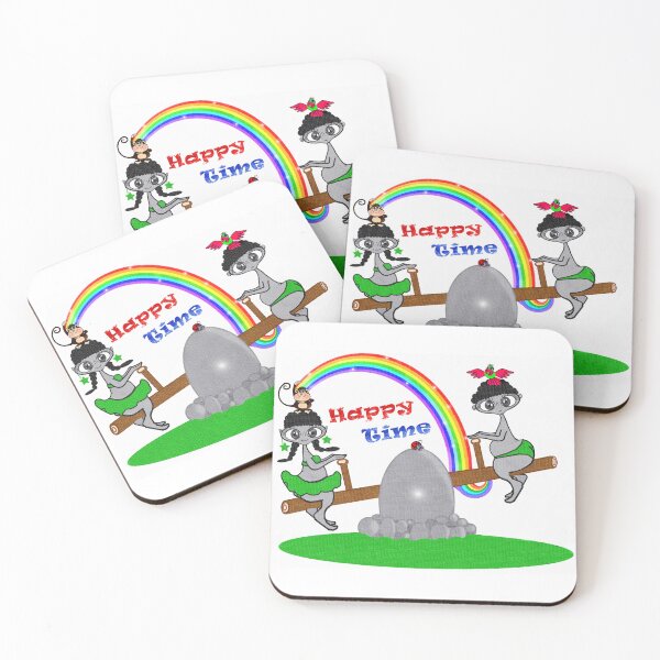 Item preview, Happy time - playing seesaw  designed and sold by Shirley cute art .