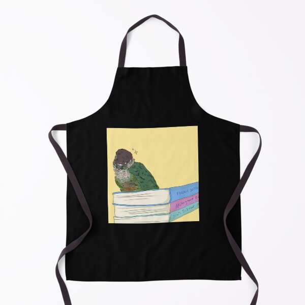 Item preview, Green Cheek Conure on Books Cute Print designed and sold by greenkishibe04.