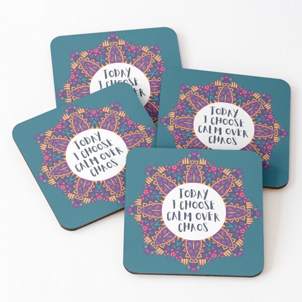 Item preview, Today I Choose Calm Over Chaos Mandala Positive Affirmation designed and sold by JDWCreations.