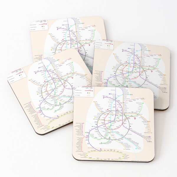 Item preview, El Metro de Madrid designed and sold by SubwayMapper.