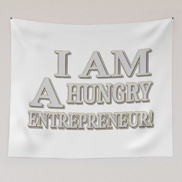 Item preview, "HUNGRY ENTREPRENEUR". Buy Now designed and sold by Health And Fitness Posts e-Store.