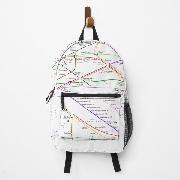 Item preview, Tokyo Subway map designed and sold by SubwayMapper.