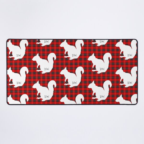 Item preview, deano the squirrel - plaid/white designed and sold by lexicolor.