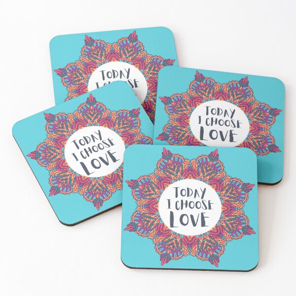 Item preview, Today I Choose Love Mandala Positive Affirmation designed and sold by JDWCreations.