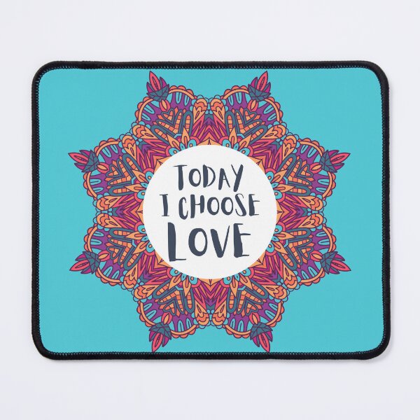 Item preview, Today I Choose Love Mandala Positive Affirmation designed and sold by JDWCreations.