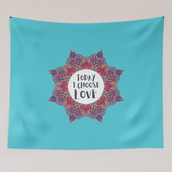 Item preview, Today I Choose Love Mandala Positive Affirmation designed and sold by JDWCreations.